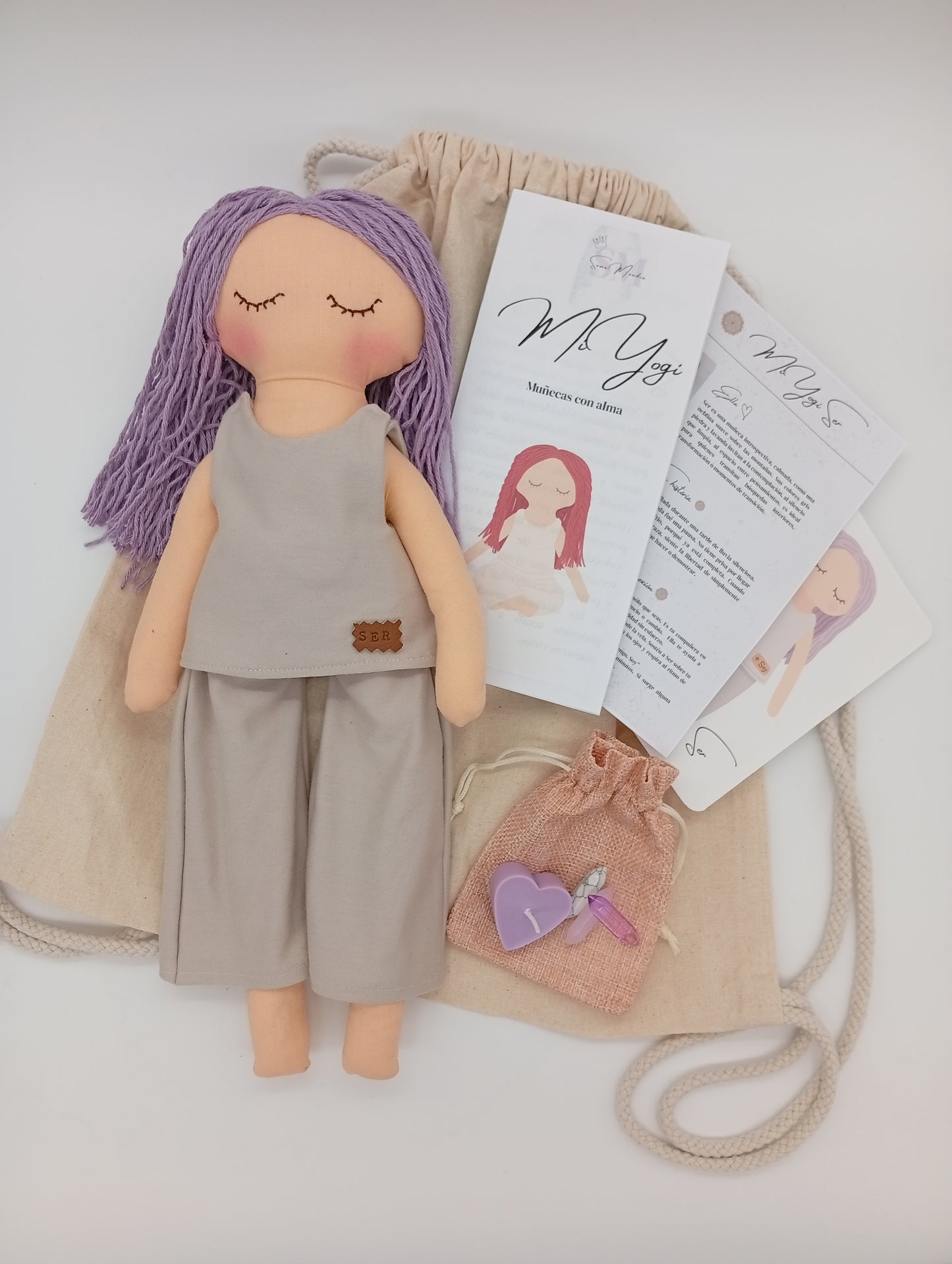 Muñeca MiYogi "Ser" - RAICES con RITUAL y ACCESORIOS