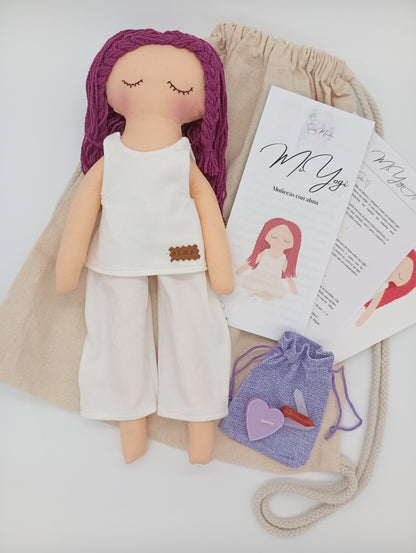 Muñeca MiYogi "Alma" - RAICES con RITUAL y ACCESORIOS